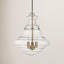 Luminaire en laiton naturel à 3 lumières Meridian Millom-1906258499