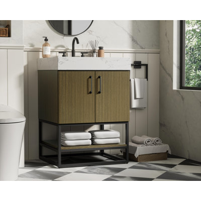 Meuble-lavabo simple 24 po