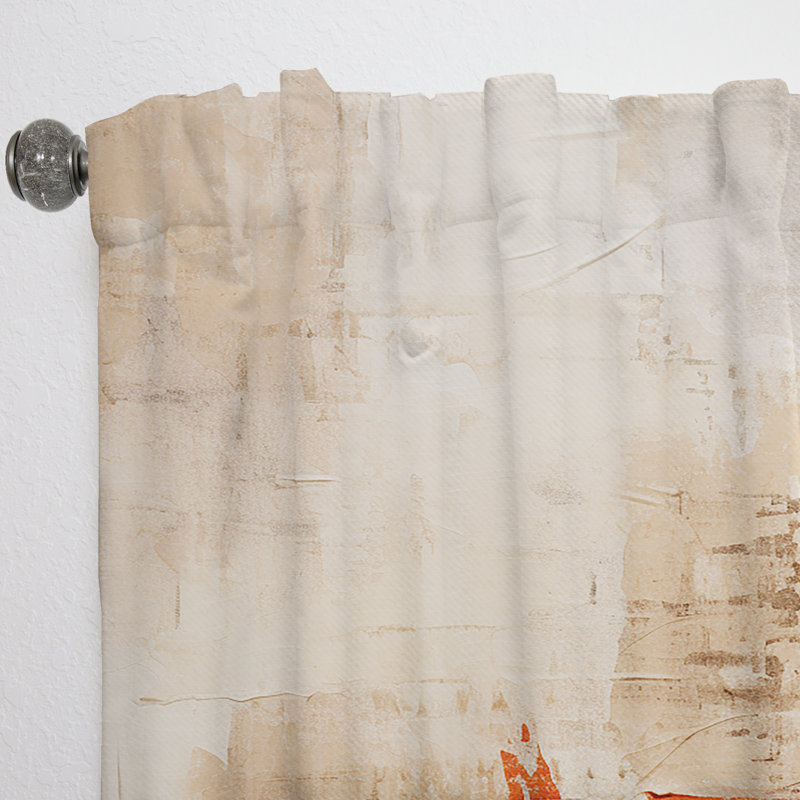 Aimes Sunset Reverie Collage I - Modern Curtain - Velvet Room Darkening - 1 panel, 52" W x 90" L