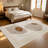 1PC Minimalist Neutral Geometric Abstract with Warm Burnt Sienna Accents area rugs for Living Room, Soft and Comfortable, Suitable for all seasons, easy-to-maintain, machine washable Indoor floor mat, Under Table Farmhouse suitable for dining room,-1033298635