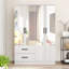 Armoire 4 portes avec 2 tiroirs et tablettes Apollonios-929900219