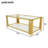 Transparent Glass Coffee Table,Rectangle