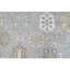 Hand Knotted Wool Area Rug in Silver