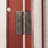 2 Doors Curio Cabinet With Tempered Glass Doors