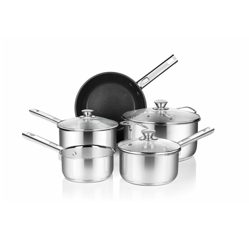 8 - Piece Stainless Steel Cookware Set