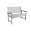 Banc minimaliste gris clair écologique et recyclable-1212399921