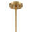 Oonagh 2-Light Chandelier in Natural Brass-2114779111