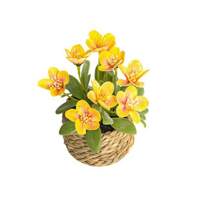 Artificial Flower Planters For Home Decor Living Room Dining Table Bedroom Office Spring Summer Artificial Flower Planters