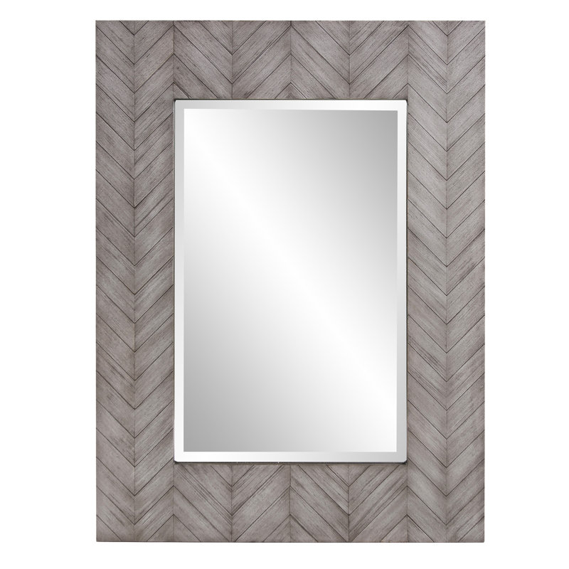 Solid Wood Rectangle Mirror