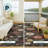 Machine Washable Indoor/Outdoor Chantille ACN2942 Floral Rug-128961530