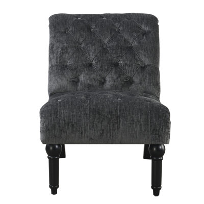 Fauteuil de chambre capitonné Davion