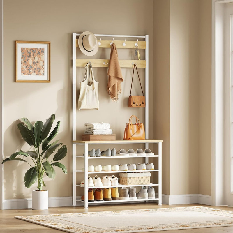 Freestanding 9 - Hook, White