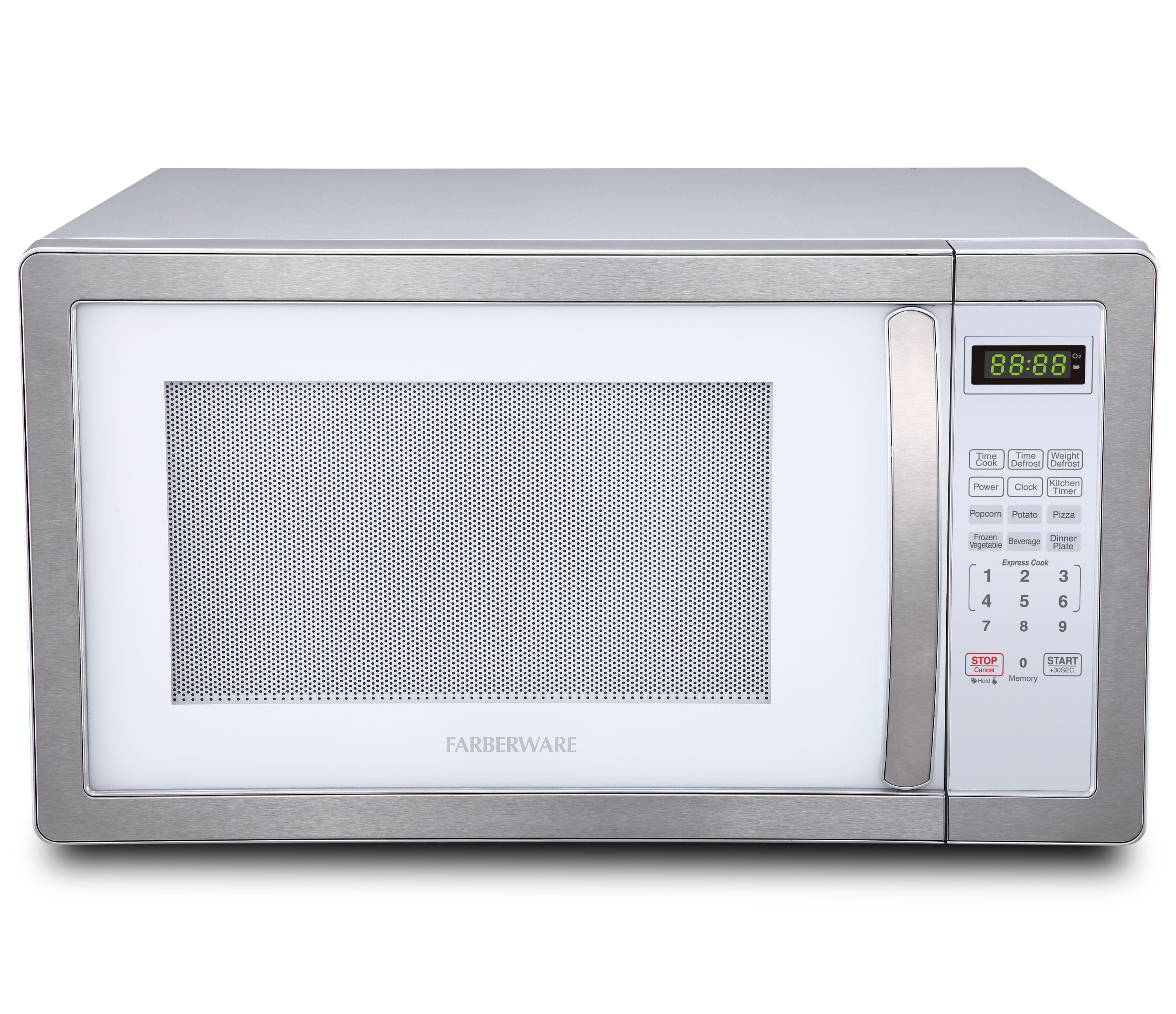 MAT EXPERT 0.7 Cu.ft Compact Microwave Oven, Digital Timing & Child Lock,  Small Microwave w/Glass Turntable & 6 Preset Buttons, Delayed Start