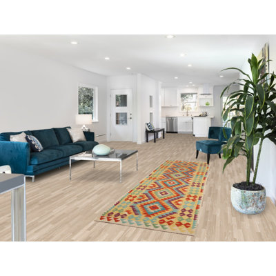 Tapis de couloir oriental coloré Kilim 3 x 10