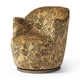 Corson Upholstered Swivel Barrel Chair