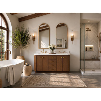 Aston Oak Single Bathroom Vanity
