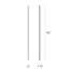 Stiletto Lungo 1 - Light LED Bath Bar-503885319