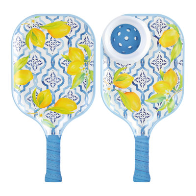 Plateau 15 15 3/4 po Pickleball Paddleball, citron