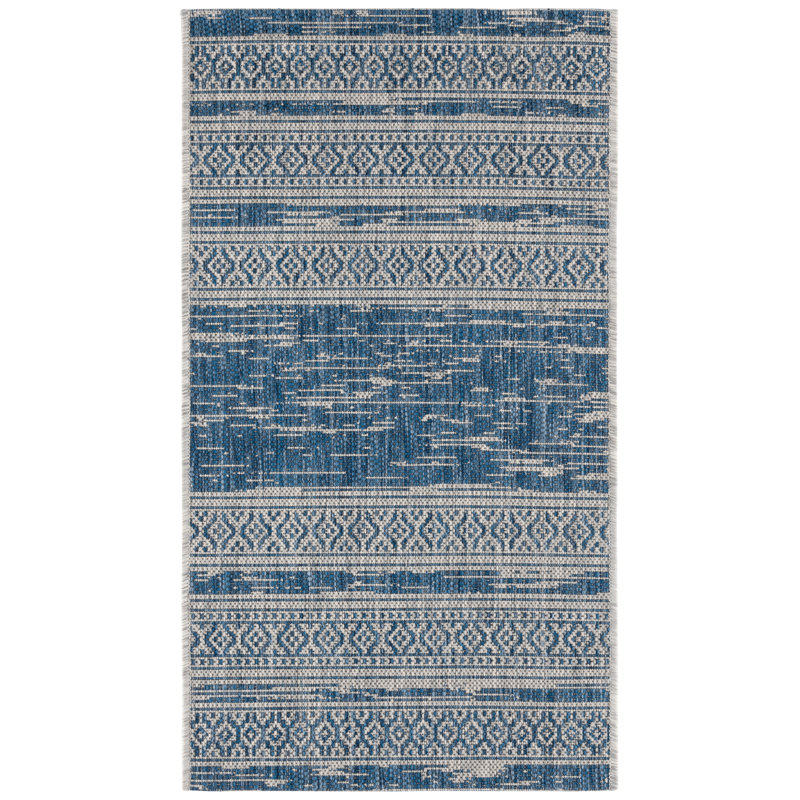 Tapis intérieur / extérieur à rayures Amarien Performance, Rectangle 2 pi x 3 pi 7 po