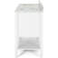 Meuble-lavabo double 61 po avec plateau en marbre Rassan-1241900764