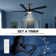 Krishona 54'' Ceiling Fan with LED Lights