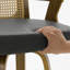 Tabouret de bar et tabouret de bar 26,77 po avec accoudoirs-684739665-684739689