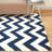 Teresita Hand Tufted Wool Chevron Rug-1489497038