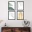 «Green Gold Forest», ensemble de 4 impressions murales collage sur feuilles, impression encadrée sur papier, 4 pièces-93012178-93012179