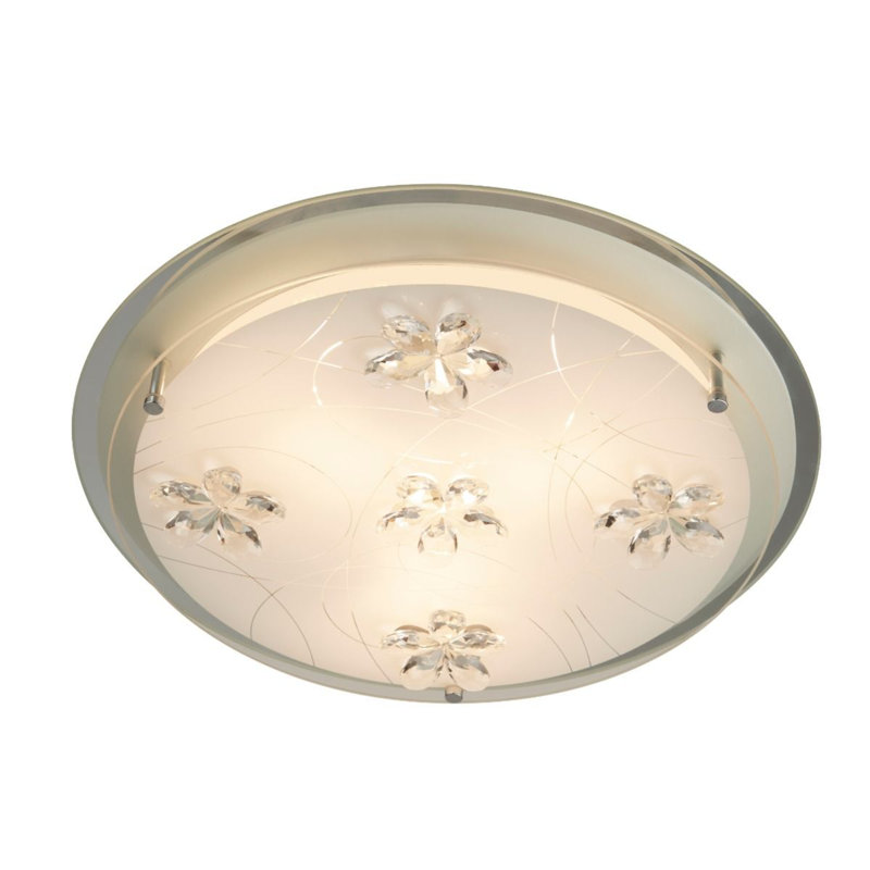 Drew Glass Flush Mount
