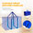 Extra Large Moving Bags with Lids, Reinforced Handles and Zippers, Heavy Duty Storage Tote for Moving Travel Camping Space Saving-740063685-740063704