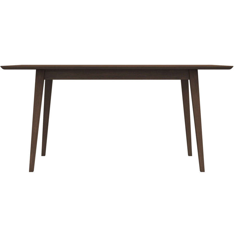 Table de salle à manger rectangulaire Mary, 29.5"H x 63"L x 35"W, Brun
