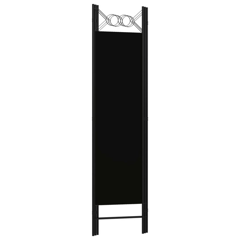 Tati 457.2cm H Folding Room Divider, 3, Black