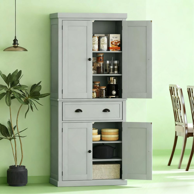 Armoire de cuisine garde-manger autoportante 72,5 po Cabinet