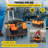 WFX Utility™ Tool Bag with Wheels Rolling Tote 20in Wheeled Storage Case & 2 Wheels