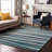 Premium Machine Washable Natoma AMF997 Stripes Rug-967865999