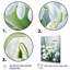 «Edoire White Green Snowdrops Romantic Impression III», reproduction sur toile-600883341-600883339