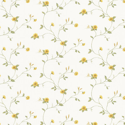 Debary 32.7' x 20.5" Sunflower Roll Wallpaper