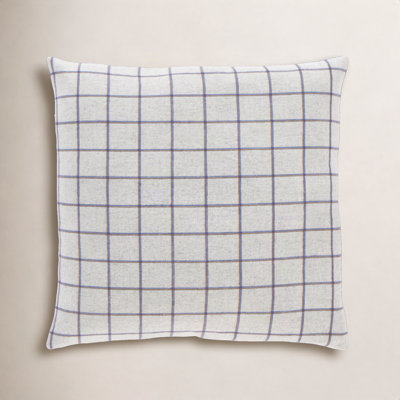 Saratoga Plaid Wool Pillow Cover