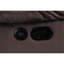 Chocolat contemporain avec fonction inclinable, accoudoirs, dossier et capitonnage horizontal, fonction manuelle dans le salon