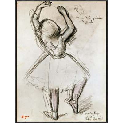 " Backview Of A Dancer " by Edgar Degas