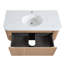 Meuble-lavabo et lavabo Modern, finition en bois aggloméré, pour salles de bain spacieuses