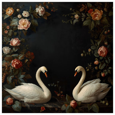 Rideaux de douche White Swans