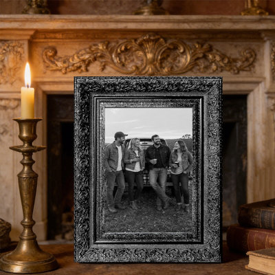 8" x 10" Black 3 PCS Classic Picture Frame for Entryway Decor