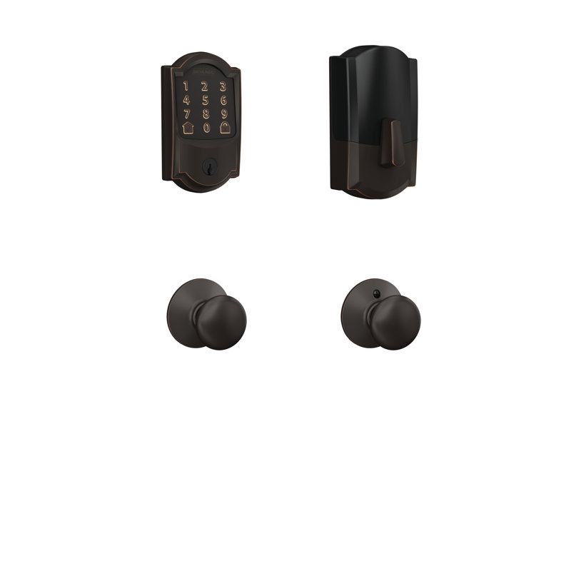 Encode Single Cylinder Smart Deadbolt, Bronze, Yes