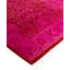 Tapis de couloir rose en laine noué à la main Bussard 2 pi 6 po x 6 pi 2 po