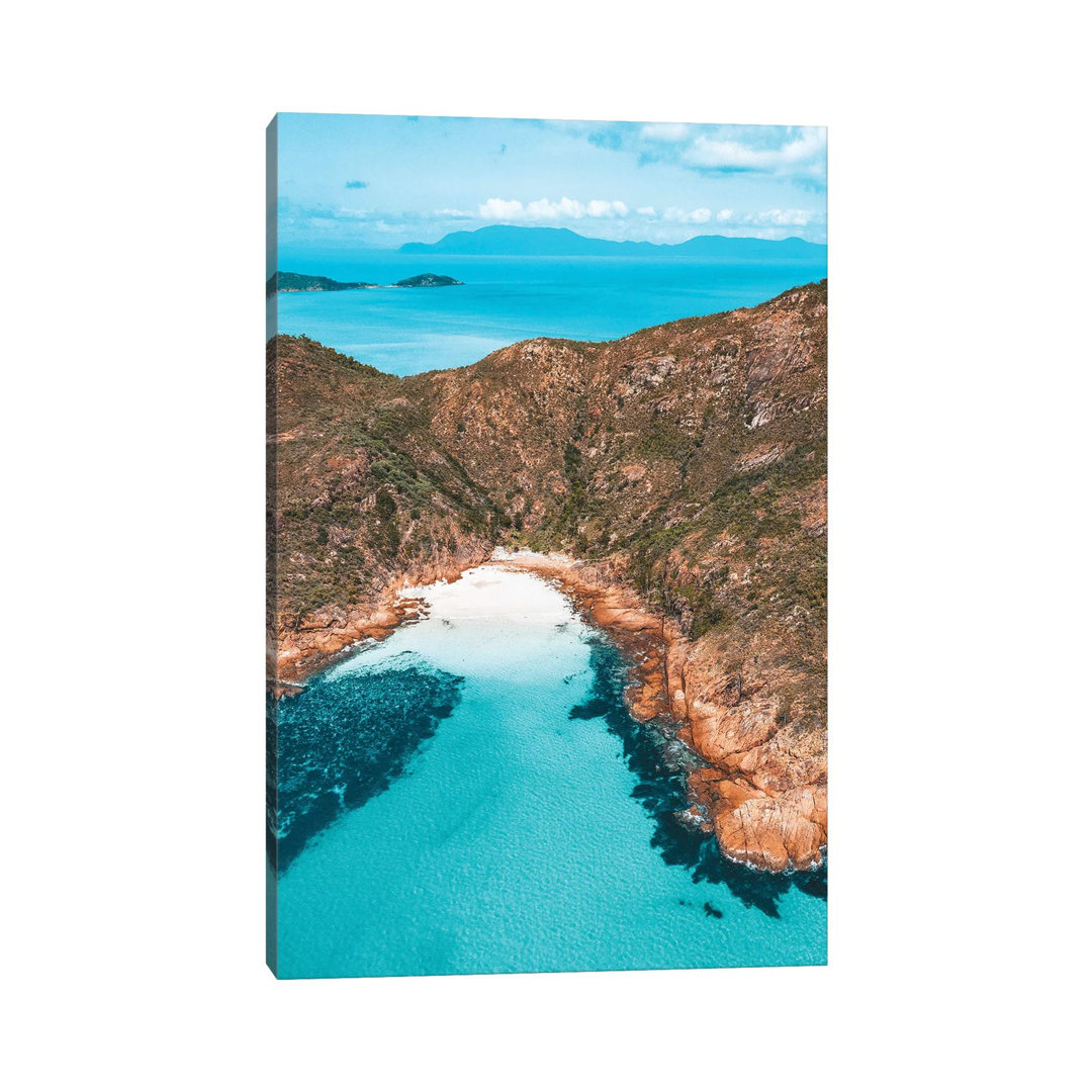 Secluded Island Bay by James Vodicka - Wrapped Canvas Gallery-Wrapped Canvas Giclée