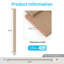 Art3d Premade Board and Batten Paintable Wainscoting Kit, MDF Accent Wall Panel,Chair Rail Moulding for Living Room,Home Decor