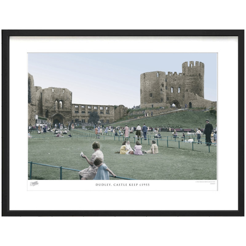 Dudley, Castle Keep C1955 - Single Picture Frame Print, 28cm H x 36cm W x 2.3cm D