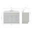 Ensemble de meuble-lavabo simple 49 po Abell-60199468