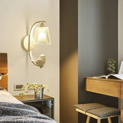 Oritse 13.4" Dimmable Wall Sconce Wall Lamp with LED Bulbs (Set of 2)